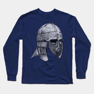 The Sutton Hoo Anglo-Saxon Helmet Long Sleeve T-Shirt